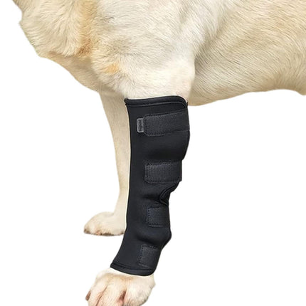 1Pc Canine Dog Hock Joint Support Brace, Adjustable Pet Dog Leg Braces Compression Wrap for Recovery Dog Braces Protect Legs Wounds Injuries for Pain Relief