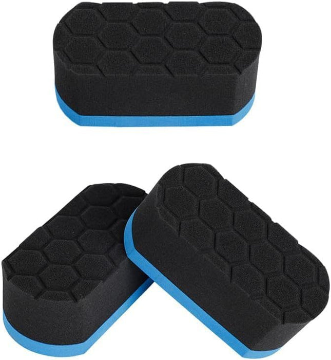 3Pcs Tire Shine/Dressing Applicator Pads Perfect for Using to Apply Tire Shine Wet V1259-DP01-A-4247