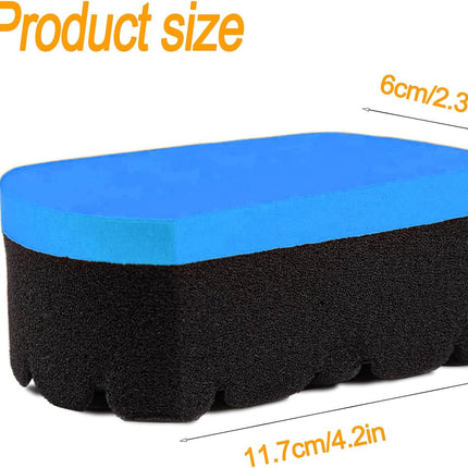 3Pcs Tire Shine/Dressing Applicator Pads Perfect for Using to Apply Tire Shine, Tire Wet, Tire Gel, or Tire Balm, Superior Durable and Reusable Cleaning Foam Sponge