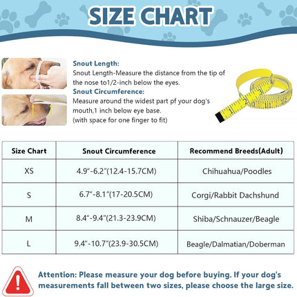 Muzzle for Small Dogs with Adjustable Straps, Breathable Mesh Small Dog Muzzle for Biting Chewing Licking Grooming or Eating Everything, Reflective Tape Design, Lightweight and Portable (XS)