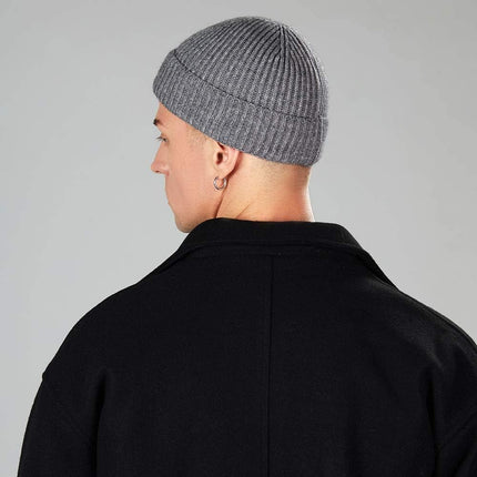 Trawler Beanie Watch Hat Roll up Edge,Winter Warm Knit Caps Fisherman Unisex
