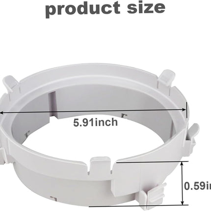 Air Conditioning Exhaust Hose Adapter,Portable Coupler,Portable Number 2 Air Conditioning Pipe Connector,Exhaust Hose Connector,Household Air Conditioner Accessories(5.91x5.91inch)