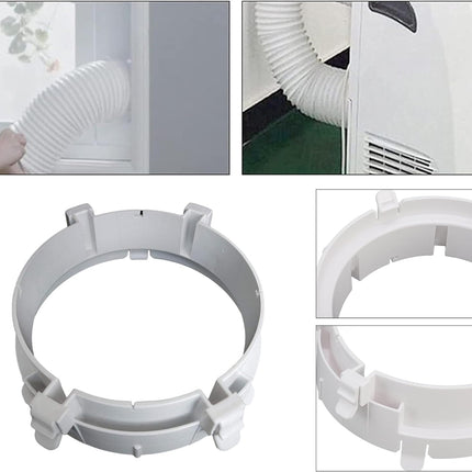 Air Conditioning Exhaust Hose Adapter,Portable Coupler,Portable Number 2 Air Conditioning Pipe Connector,Exhaust Hose Connector,Household Air Conditioner Accessories(5.91x5.91inch)