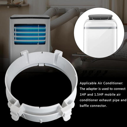 Air Conditioning Exhaust Hose Adapter,Portable Coupler,Portable Number 2 Air Conditioning Pipe Connector,Exhaust Hose Connector,Household Air Conditioner Accessories(5.91x5.91inch)