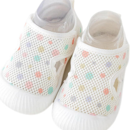 Anti-Slip Baby Toddler Boys Girls First Walking Shoes- Breathable Mesh & Anti-Slip Sole - Secure Hook & Loop Strap - Lightweight & Flexible for All Seasons