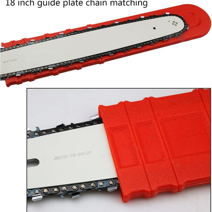 1 Pcs Plastic Durable Chain Saw Bar Protective Cover, Chainsaw Protective Scabbard Guard 12" 16" 18" 20" Chainsaw Chain Cover Protects Guard Against Accidental, for Chainsaw Accessories Replacement