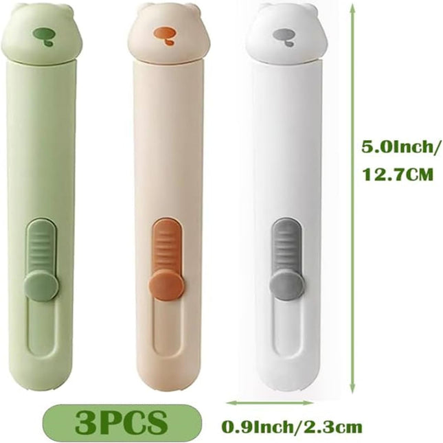 3 Pcs 3 in 1 Automatic Needle Threaders and Seam Ripper with Stainless Steel Blade for (Green & Gray & – product detail
