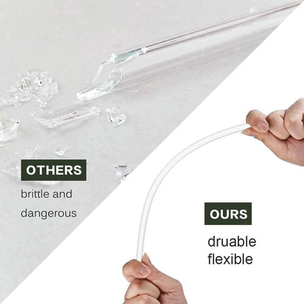 Replacement Straw Compatible with Stanley 40 oz 30 Cup Tumbler, 6 Pack Reusable Cleaning Brush, Plastic, Clear Straw*6 For 40oz/30oz
