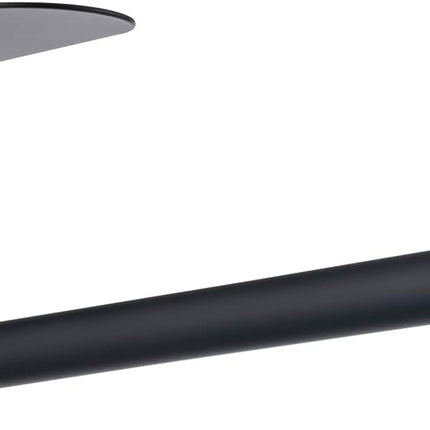Paper Towel Holder, Upgrade SUS304 Stainless Steel Holder Under Cabinet, Bend-Resistant, Self-Adhesive or Drill mounting (Black) Black -