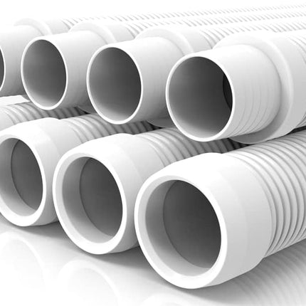 Vacuum Hose/Replacement Pool Hose -1.5” 8 Hoses for Pool,Spa White -