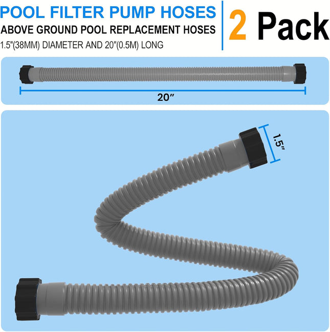 1.5 x 20 Pool Hose Replacement Pack of – product detail