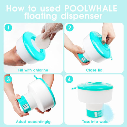 Pool & Spa Floating Dispenser Collapsible Floater -
