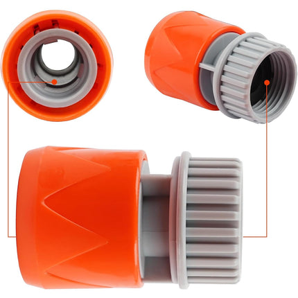 2 Pieces Plastic Garden Hose Connector, Quick Coupler 3/4"GHT Female for Pool Vacuum Jet Underwater Cleaner & Leaf -