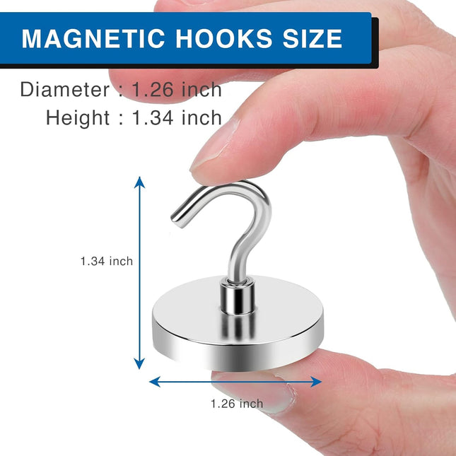 Magnetic Hooks for Cruise Cabins 130LBS Strong Magnet Heavy Duty Essentials 2026 Powerful Magnets – product detail