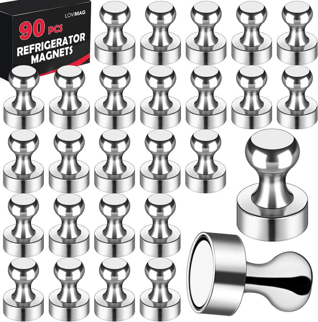 90Pcs Refrigerator Magnets