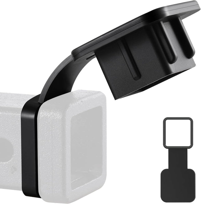 Fits for 2-inch Hitch Cover Trailer Cover Tube Plug Insert Car Exterior Accessories Receiver Black 1
