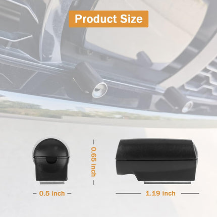 4 Pack Car Deer Whistle Warning for Horn Unit, Vehicles with Rubber Pads, Exterior Accessories, Suitable Cars, Trucks, Motorcycles -