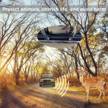 4 Pack Car Deer Whistle Warning for Horn Unit, Vehicles with Rubber Pads, Exterior Accessories, Suitable Cars, Trucks, Motorcycles -