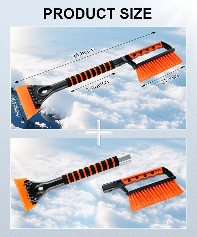 Ice Scraper and Snow Brush for Car Windshield Car Winter Necessities Multi Functional Removal – product detail