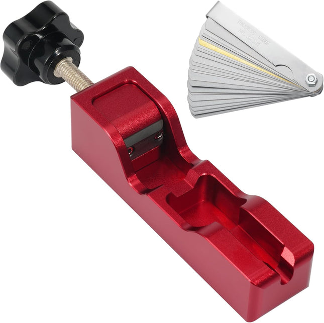 Spark Plug Gap Tool Universal Gapper with 32 Blade Steel Feeler Gauge Thread Plugs Compatible for Most 10mm