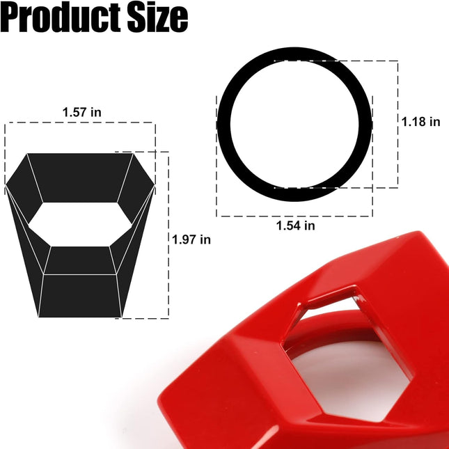 Universal Engine Start Stop Button Cover Car Power Control Zinc Alloy Trim One Cover Interior – product detail