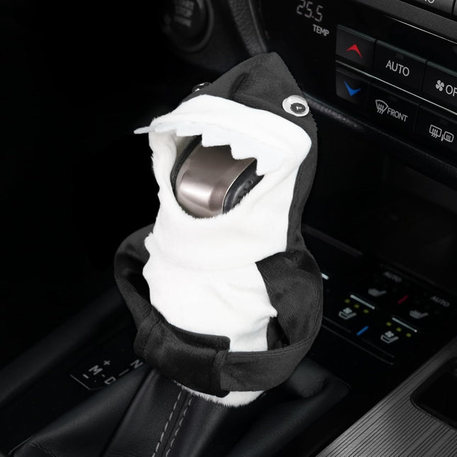 Car Gear Shift Cover Universal Hoodie Cute Shark Cover for Knob Protection Automotive Interior Gadgets