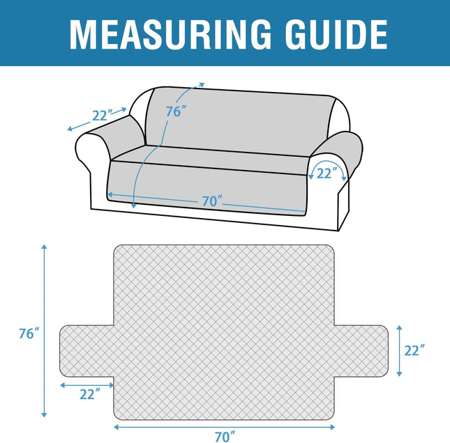 Sofa Cover 100 Percent Waterproof Slipcover Furniture Protector Washable Couch Cover with – product detail