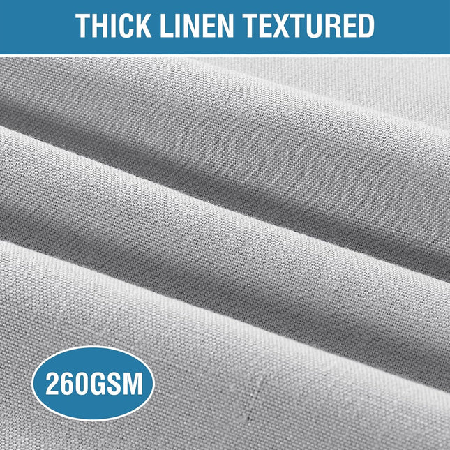 Linen Placemats Set of 4 Premium Solid Table for Dining Spill-Proof Waterproof Mats Heat-Resistant Kitchen – product detail