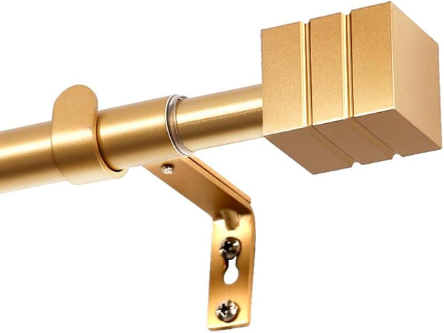 Curtain Rods for Windows 48 to 86 Inches Heavy Duty Single Splicing with Brackets 3/4 V1259-DP01-A-4468