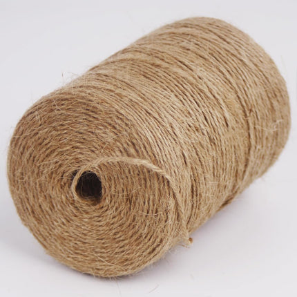 2Pack 2mm Natural Jute Twine String 1600 Feet Long for Crafting Gardening Gift Wrapping Macrame DIY Home Decor (Brown-800Feet/Roll) ( * 800 ) / Pc 2 Pcs
