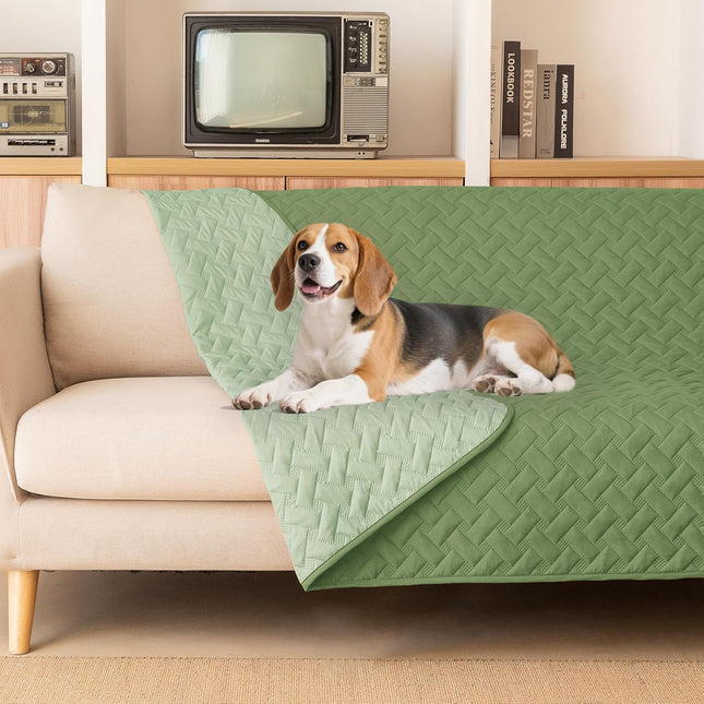 100 Percent Double Sided Waterproof Dog Blanket Soft Pet Bed Cover Reversible Protect Furniture in Geometric