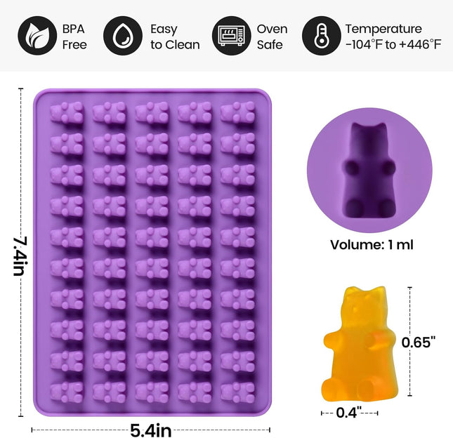 Gummy Molds Bear Candy Silicone – product detail
