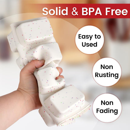 Mini Loaf Pan, Silicone Bread Pans 12 Cups for Baking Bread, Brownie, Cornbread, Cheesecake, Soap Nonstick Confetti -