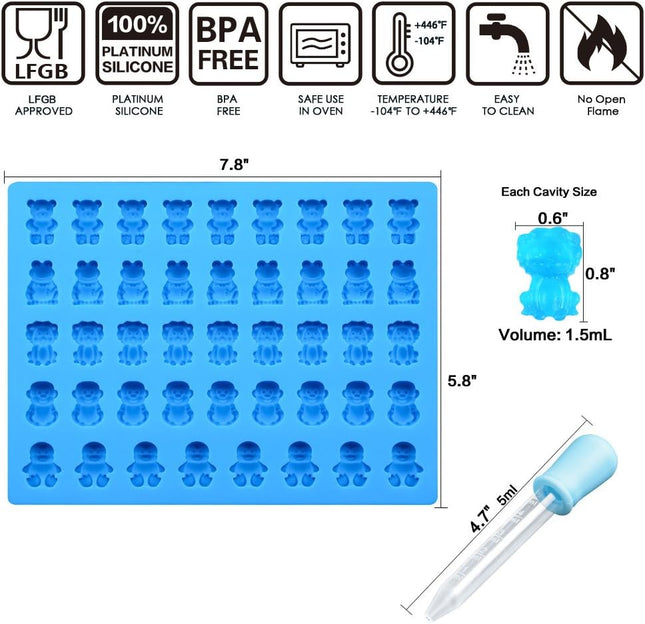Silicone Candy Gummy Bear Molds – product detail