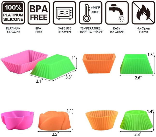 Silicone Baking Cups Cupcake Liners – product detail