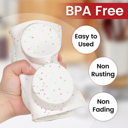 Muffin Top Pan, Silicone Egg Molds for Breakfast Sandwiches 3" Round Baking Pan Oven English muffins, Whoopie Pies, Corn Bread, bites, Tarts 3 Pack -