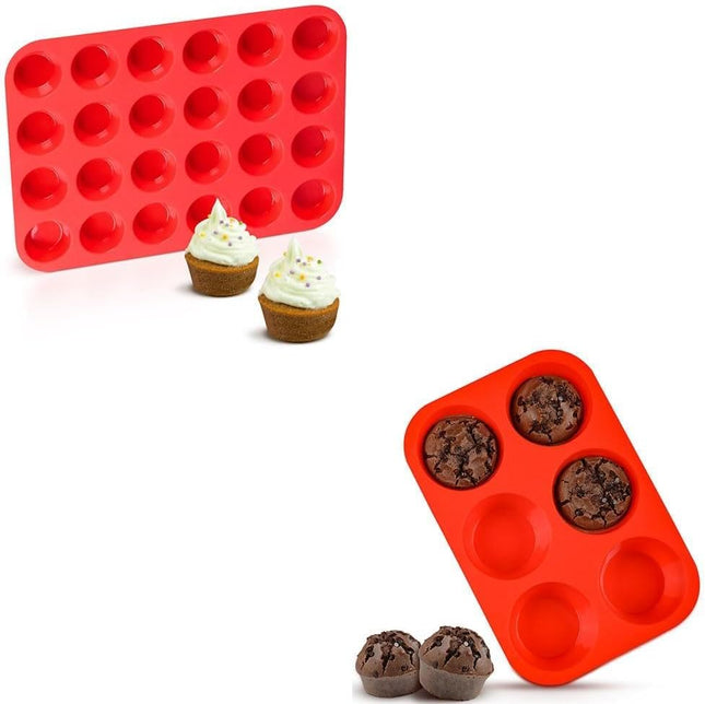 Mini Cupcake Pan & 3.5 Jumbo Muffin V1259-DP01-A-4548