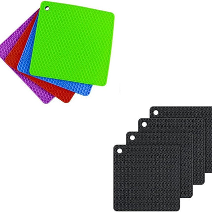 Square Silicone Trivet Mat -