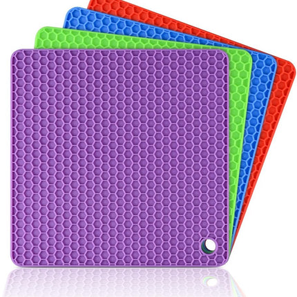 Square Silicone Trivet Mat -