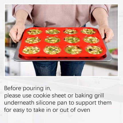 12-Cup Muffin Pan & Mini 24-Cup Cupcake -
