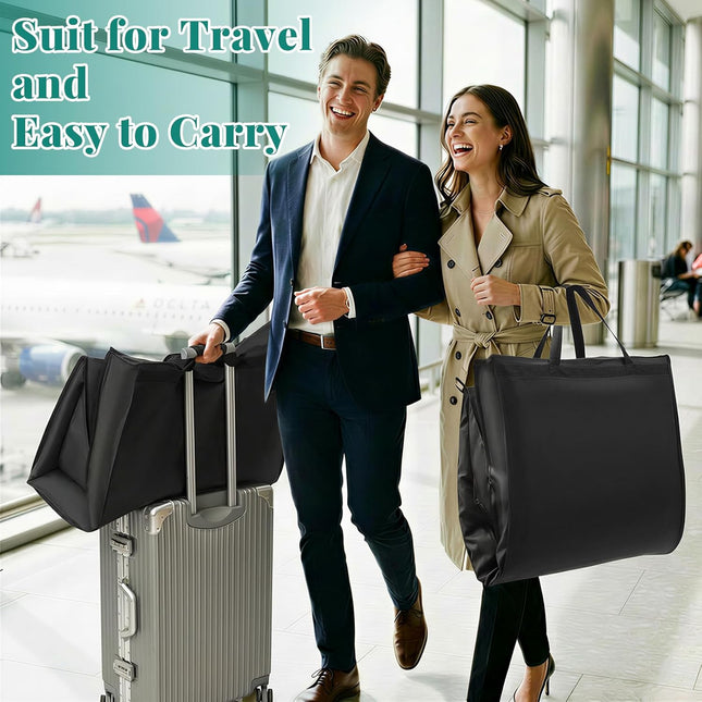 65 Long Garment Bags for Travel Dress Hanging Clothes Wedding Cover Women Closet Storage Gowns Coats Black – product detail