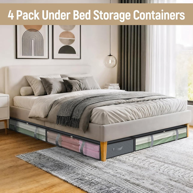 4 Pack 90L Under Bed Storage Containers – product detail