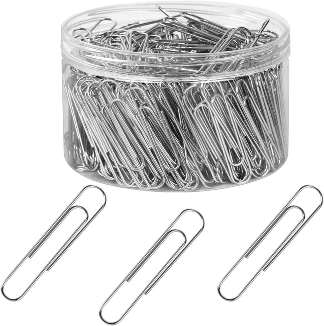280 Pcs Large Paper Clips 2 Inch Jumbo Silver Paperclips Stainless Steel Paperclips Office for Teacher