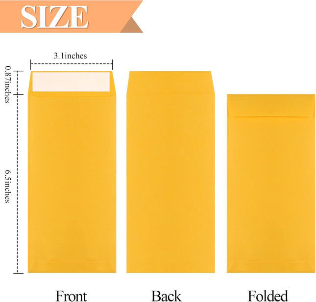 Cash Envelopes-120 Envelopes Money Saving Challenge 3.2x6.6inch for Cash Brown Kraft Paper Envelopes – product detail