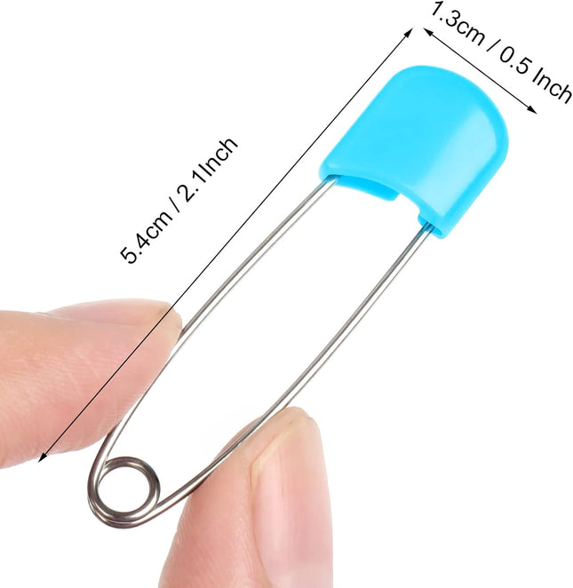 100 Pcs Diaper Pins Baby Safety Pins for Cloth Diapers Heavy Duty Stainless Steel ABS – product detail