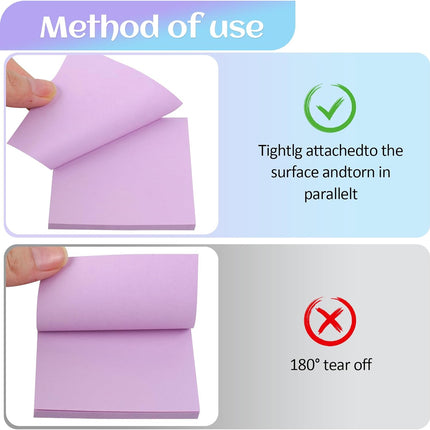 18 Pads Sticky Notes, 3x3” Aesthetic 9 Colors of Neutral Notes for Office, School, Home Desks, and More, 50 Sheets/Pad -
