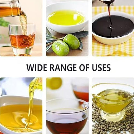 Oil Sprayer for Cooking- 200ml Glass Olive Mister, Spray Bottle, Kitchen Gadgets Accessories Air Fryer, Canola Spritzer, Widely Used Salad Making, Baking, Frying,BBQ Black -