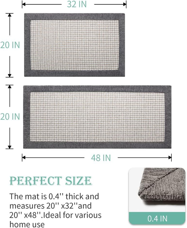Kitchen Rugs and Mats Non Skid Washable Absorbent Rug for Kitchen Large Floor in Front of – product detail