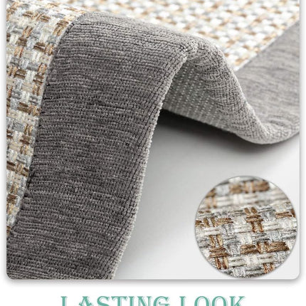Kitchen Rugs and Mats Non Skid Washable, Absorbent Rug for Kitchen, Large Floor in Front of Sink, 2 PCS Set 20"x32"+20"x48" Grey 1'8" x 4' (Rectangular)