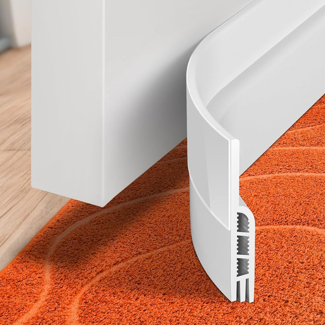 Door Draft Stopper Under Blocker Insulator Doors Sweep Weather Stripping Noise Sheets Rolls & Strips Strong